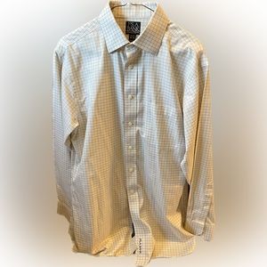 Joseph A. Bank Signature Collection Wrinkle-Free Men’s Shirt, Size 15.5 x 33